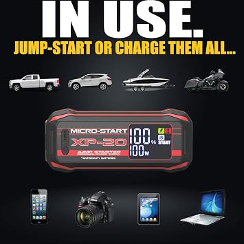 Antigravity Batteries: 4650A Jump Starter 12V Heavy Duty Lithium Battery Booster Pack, Portable Jump Box, for up to 10.0L Gas & 8.0L Diesel Engines