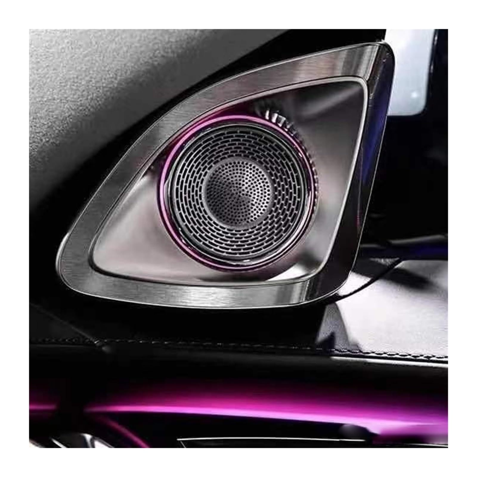 XCZPRKMXY Original 4D Rotating Tweeter Speaker Ambient Light Car Led Neon Atmosphere 64-Color Compatible with Mercedes-Benz S-Class W223 2021