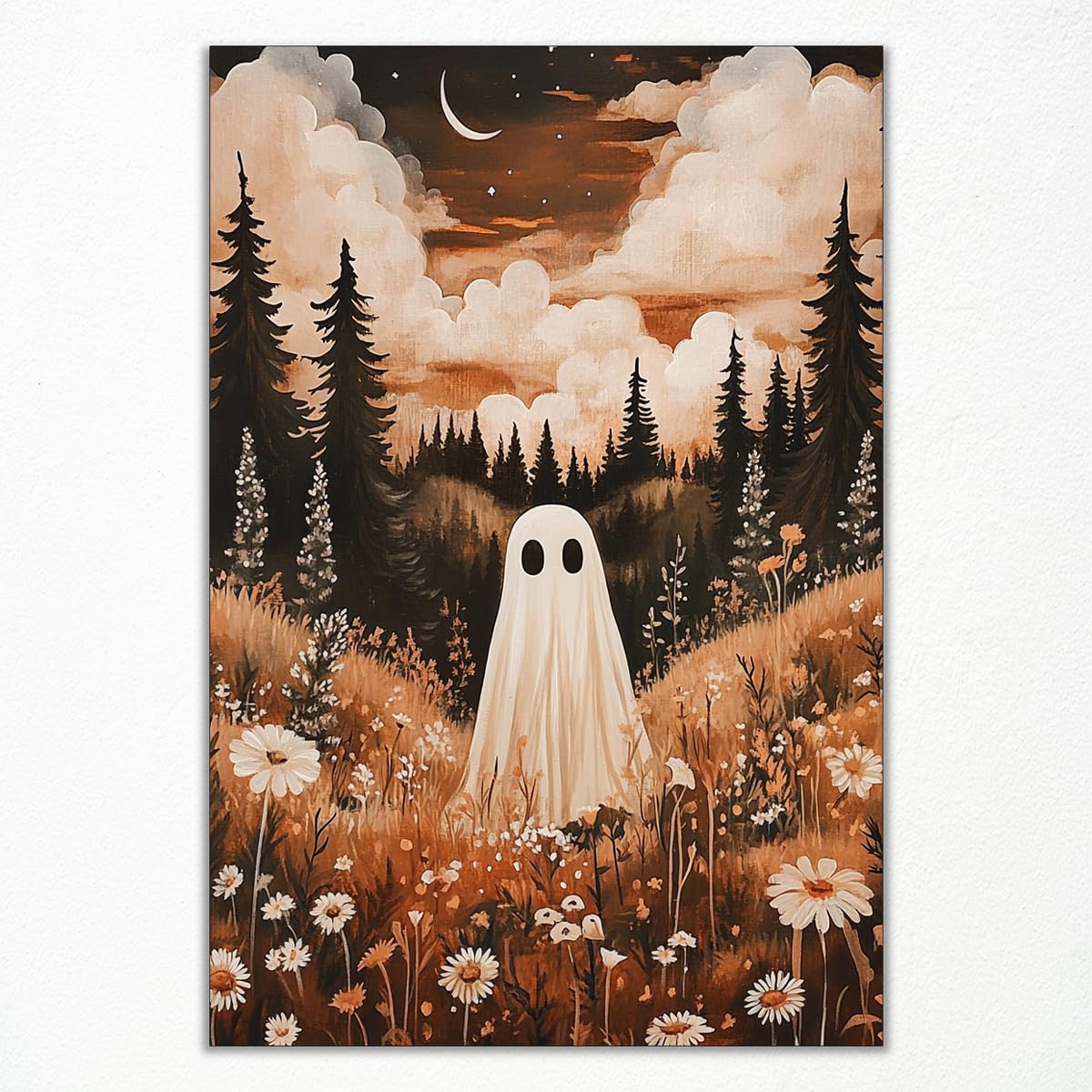 抽象画『幽玄 Geheimnis』 Amazon.com: sdgobvco Ghost In Enchanted Forest Meadow Wall