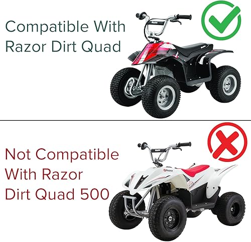 Miniatura 2 de AlveyTech Paquete de baterías prémium de 24 voltios para el ATV eléctrico Razor Dirt Quad (rango estándar de 7 Ah, todas las versiones), juego de 2