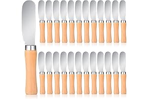 Jelly Blade: 25-Piece Butter Spreader Knife with Wide Stainless Steel Blade and...