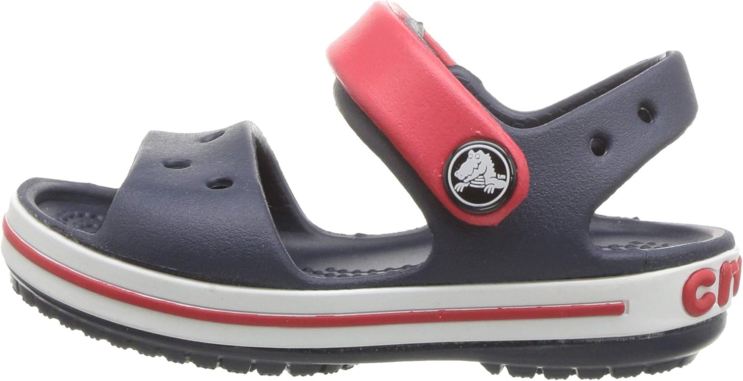 Crocs Kids' Crocband Sandals Navy/Red 12 Little Kid image 8 of 8 B007AFZYPY
