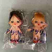 【昭和レトロ、当時物】70～80年代 あさりちゃん ソフビ人形 フィギュア 昭和レトロ、当時物】70～80年代 あさりちゃん ソフビ人形