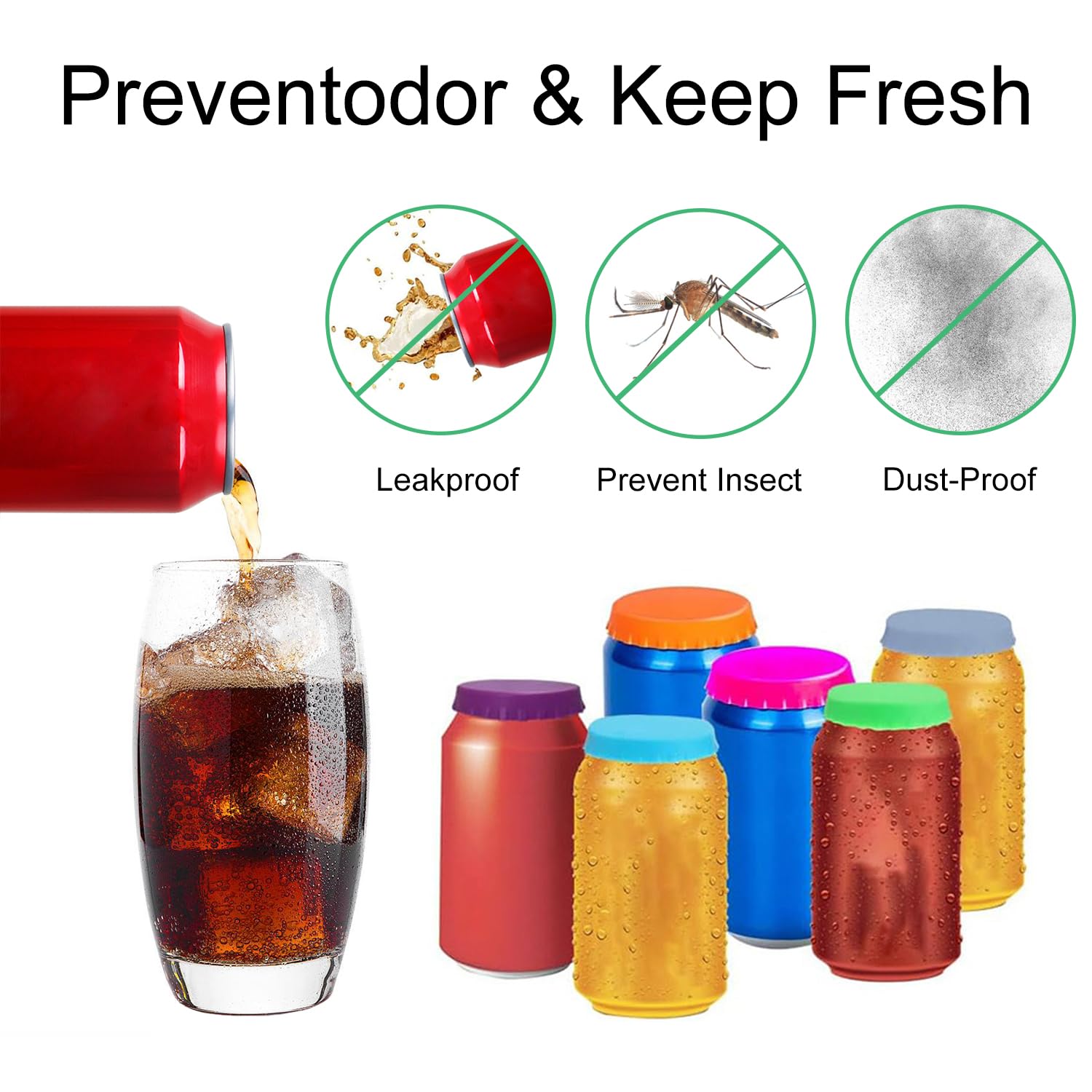 3 pezzi o 1 pezzo Coperchi in plastica per lattine, coperchi riutilizzabili a scatto per lattine di bibe, chiusure standard per bevande, accessorio per bere pratico per bevande, birra e succhi