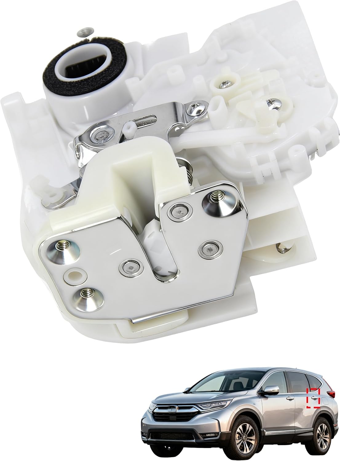 Door Lock Actuator Motor Rear Left Driver Side Compatible with Honda CR-V 2007-2011 Replaces 72650-SWA-A01 937-560 Latch Assembly (Japan Built VIN J Only)