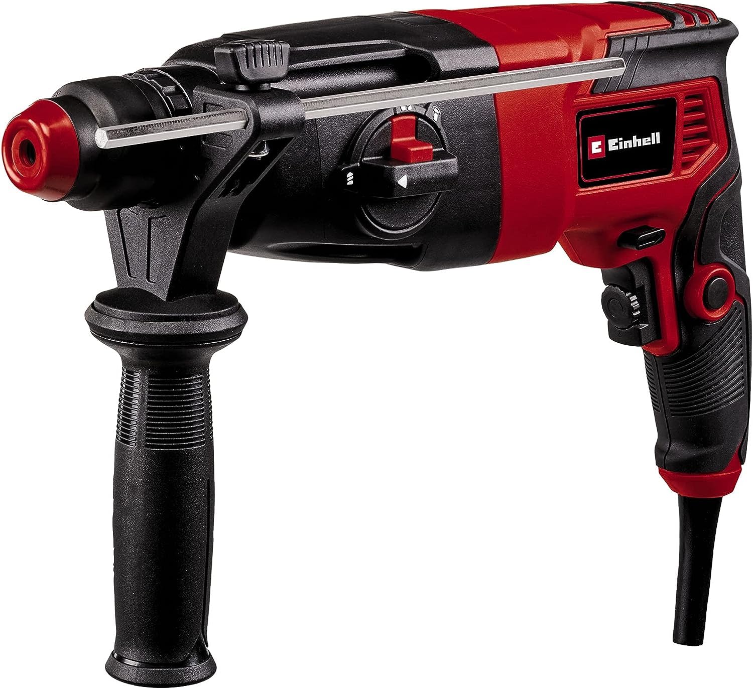 Einhell Martillo perf. TC-RH 620 4F (620 W, mec. neum. perc., frec. perc. 5200 rpm, 2,2 J, taladrado de perc., taladrado, cincelado con y sin fijación, SDS-Plus, incl. maletín de transp.)