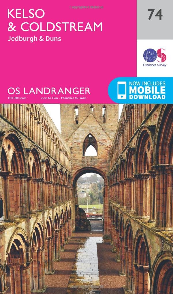 Ordnance Survey Landranger Map 074 Kelso & Coldstream, Jedburgh &A