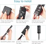 LETMY Solar Lights Outdoor, IP65 Waterproof Solar Pathway Lights Outdoor, Auto On/Off Solar Garden Lights Landscape Lighting for Driveway Patio Yard Lawn Walkway Garden Decor, 6 Pack