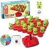 Balanced Tree Frog,Frog Balance Math Game,Cool Frog Balance Toys Two-Player Games,Frog Toy Number Counting Scale, Interactive Toys for Children's Gift