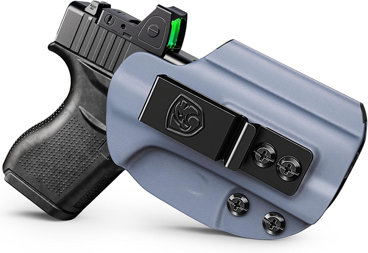 IWB Holster Compatible with Glock 43, 43X, 43X MOS - Concealed Carry Holster with Concealment Claw Ideal for Appendix Inside Waistband
