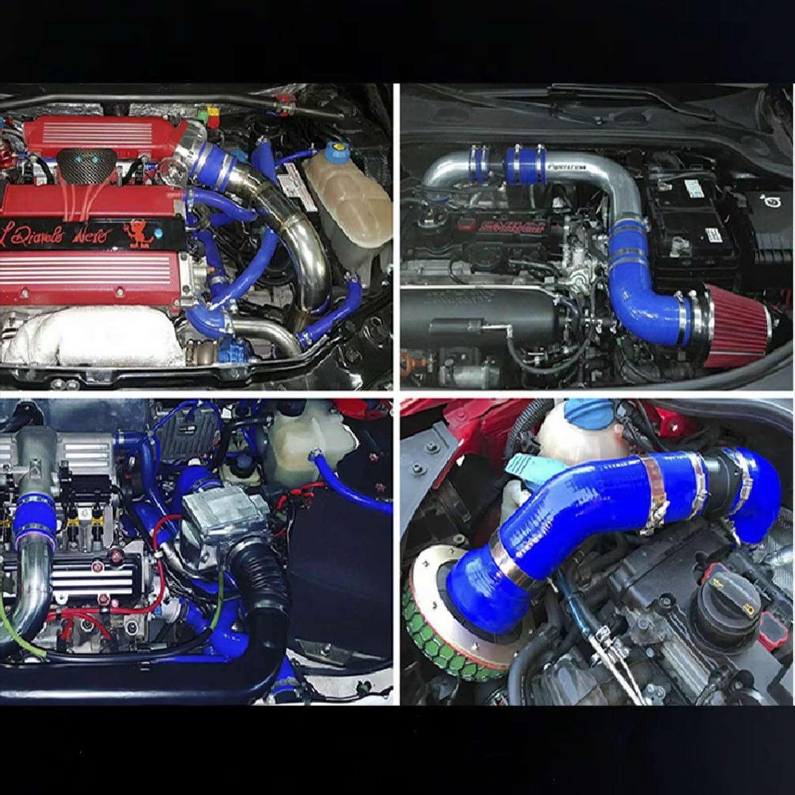 Kit manguera radiador Compatible Con Lancia Para Delta Para Integrale Para Evo Tubo De Refrigerante Para Coche Manguera De Radiador Para Turbo