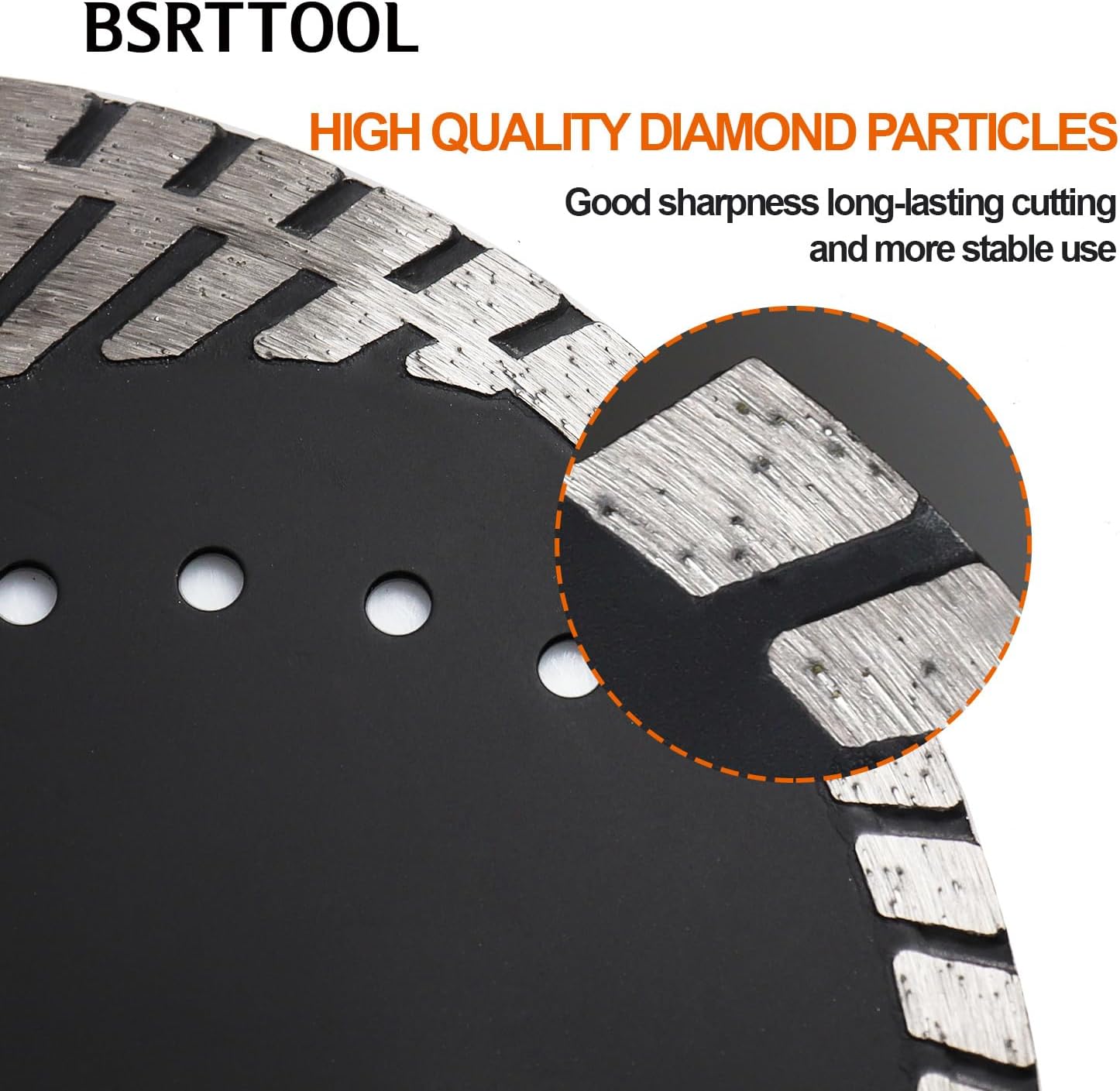 7 Inch Diamond Saw Blade Dry or Wet - Cutting Porcelain Tiles Stone Marble Granite Concrete Ceramics