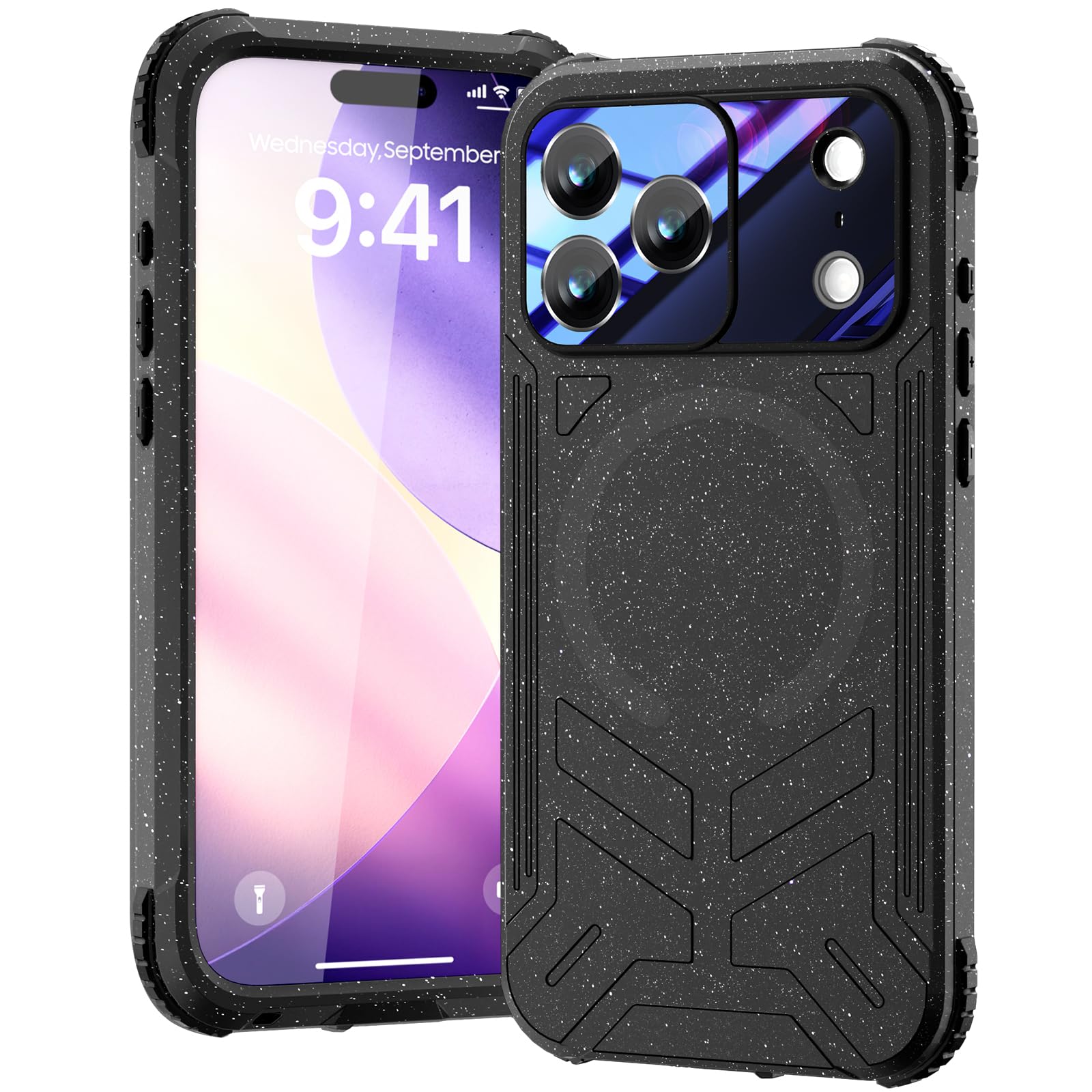 Beeasy für iPhone 17 Pro Max Hülle Wasserdicht für MagSafe,