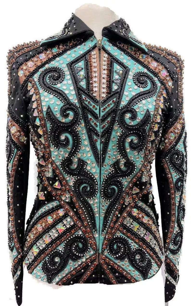 Western Rodeo Queen Showmanship Horsemanship JBH1 - Chaqueta para mujer