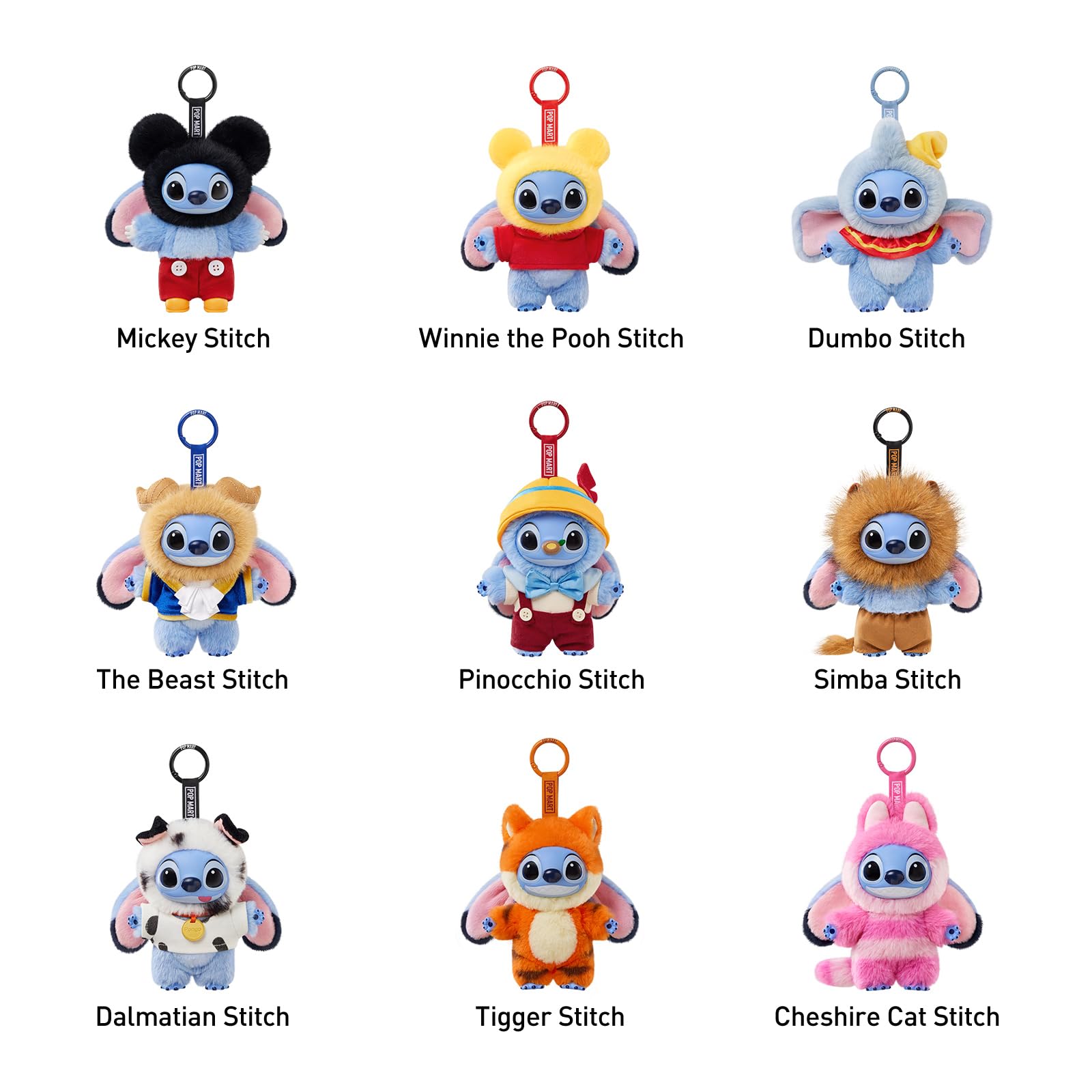 Amazon | POP MART Stitch Adventure Series Vinyl Plush Pendant