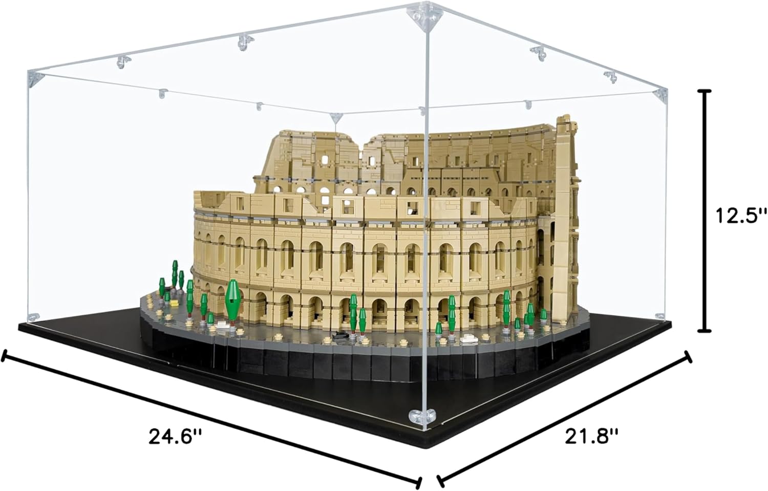 Acrylic Display Case Compatible for LEGO Colosseum #10276, Dustproof Display Case (Case Only) (Lego Sets are NOT Included)