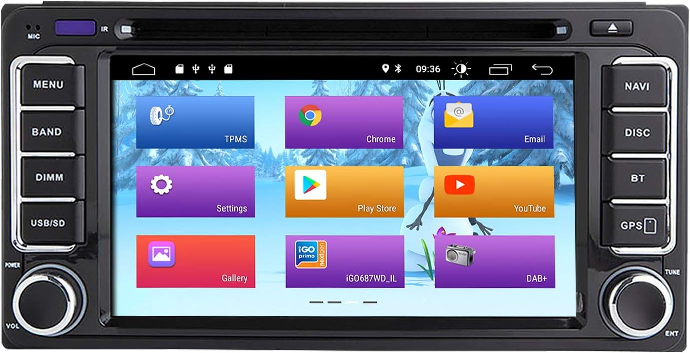 ZLTOOPAI Android 10 Car DVD Player for Toyota Land Cruiser 100 200 Prado 120 150 Rush Corolla Hiace Yaris Hilux Stereo Auto GPS Navigation Media Player Double Din Head Unit with IPS DSP