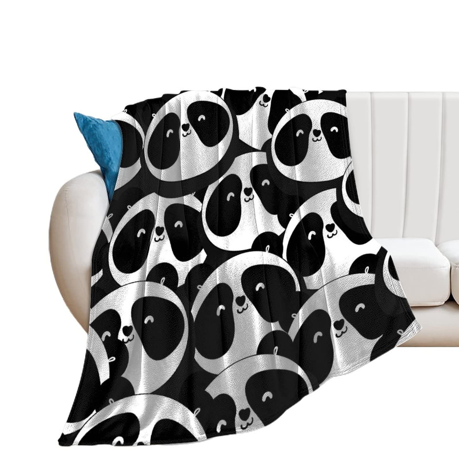 Couverture polaire panda un nid de tendresse et de douceur flanelle pour la maison