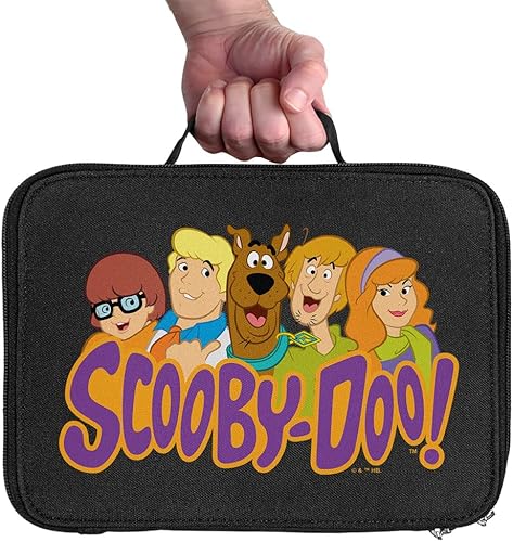 Miniatura 3 de LOGOVISION Scooby Doo! Scooby-Doo Gang - Lonchera con aislamiento de lados suaves, bolsa de almuerzo reutilizable para trabajo de oficina escolar,