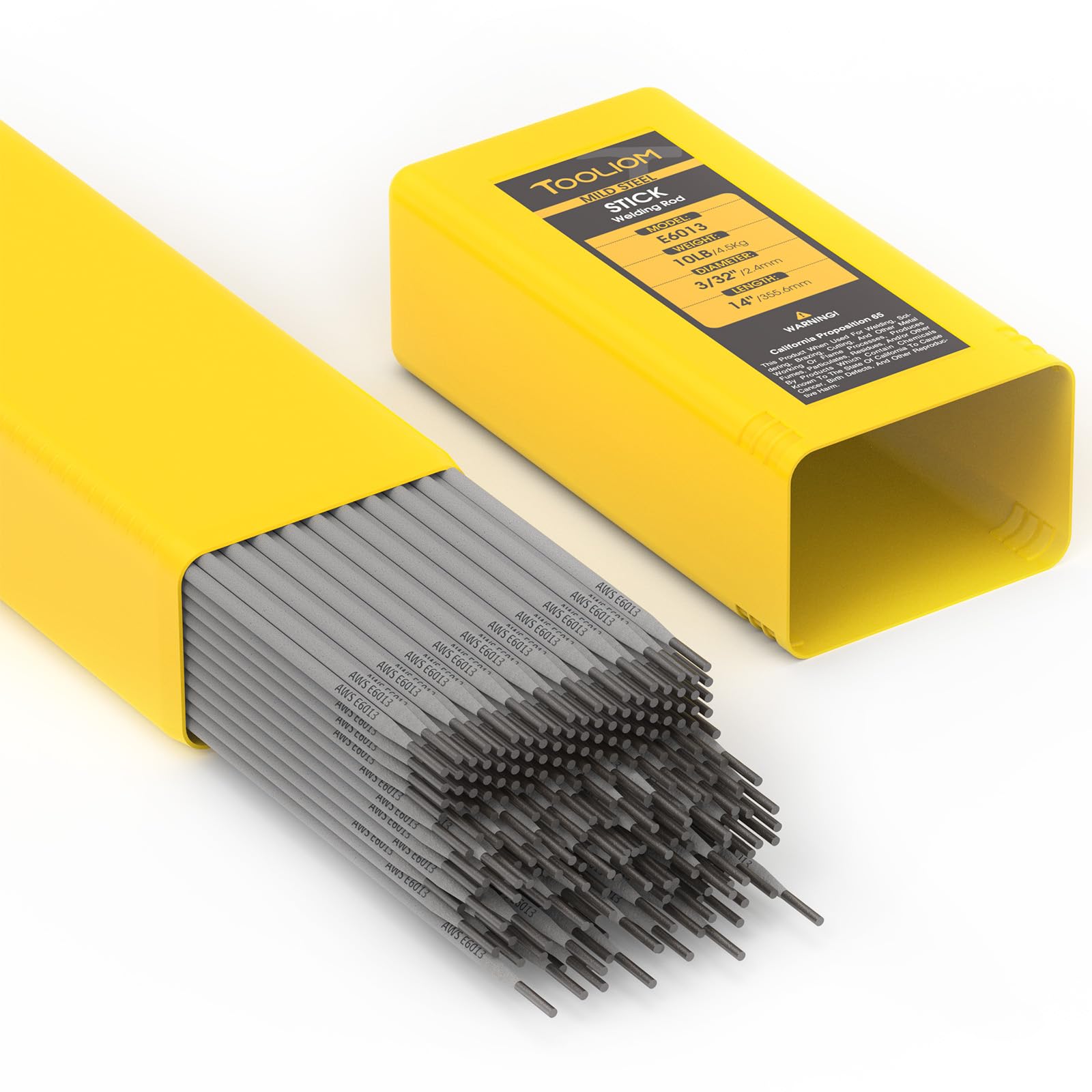 TOOLIOM E6013 Welding Rod Carbon Steel Stick Electrodes, 3/32" 10LB