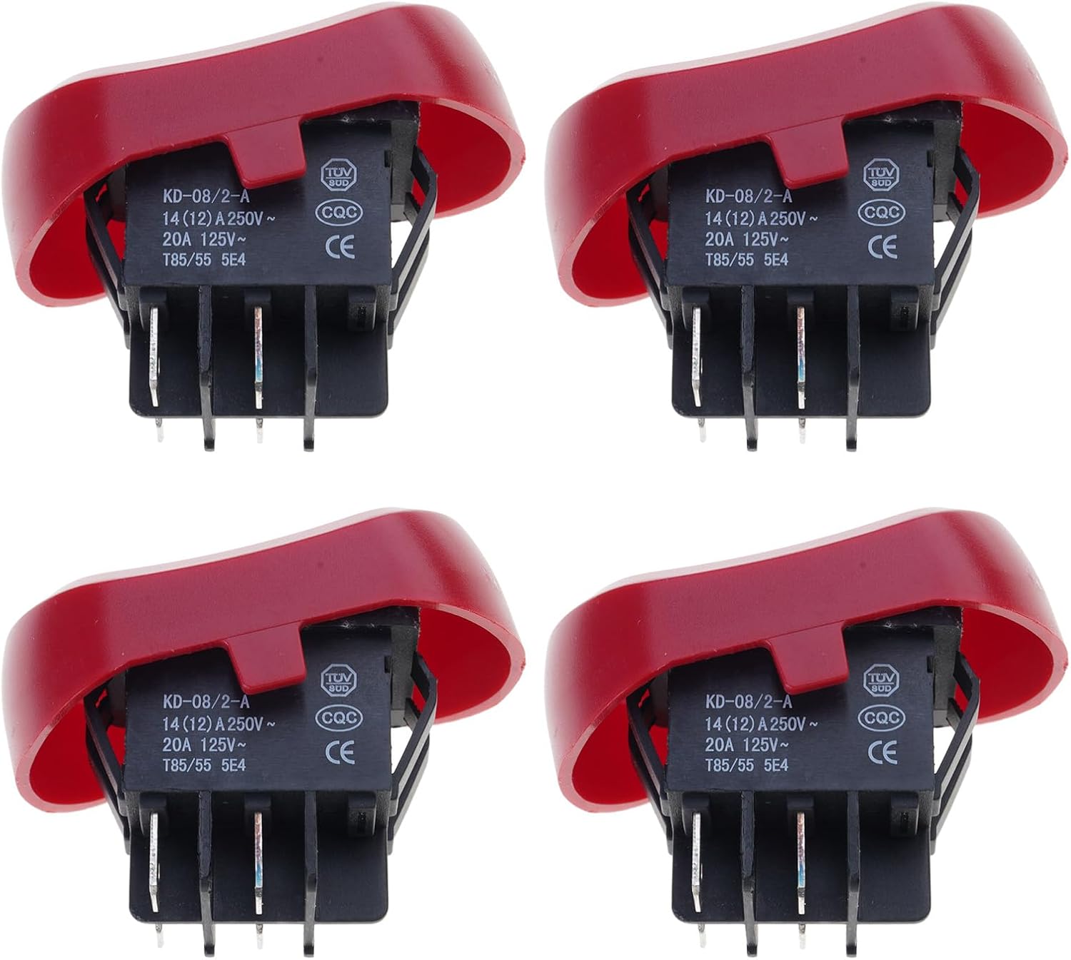 4Pcs Electric Switches for Wet Dry Vacuum Power Replacement Motor Power Supply Accessories