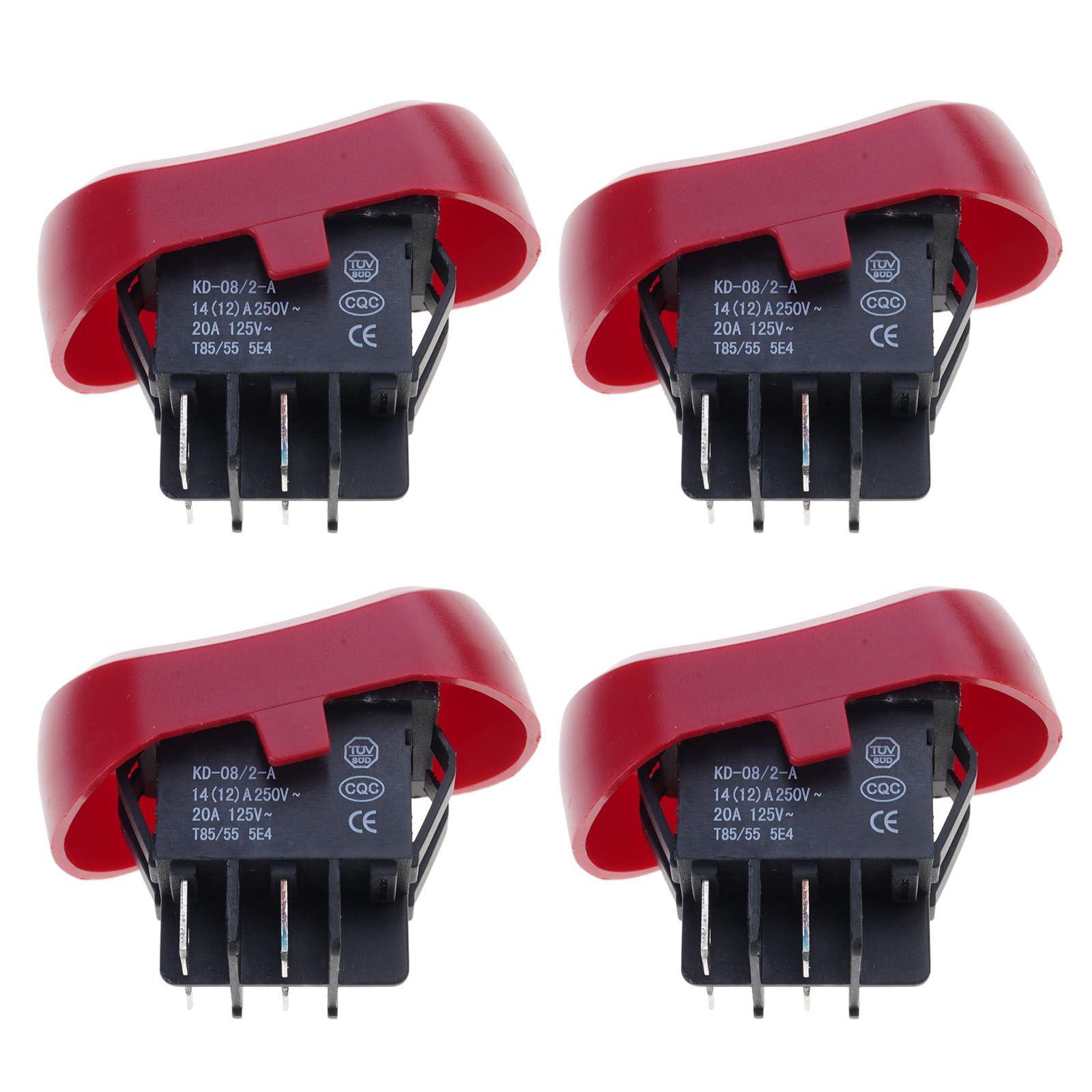 Interrupteur d'alimentation aspirateur résout faux contact lot de 4 boutons noirs