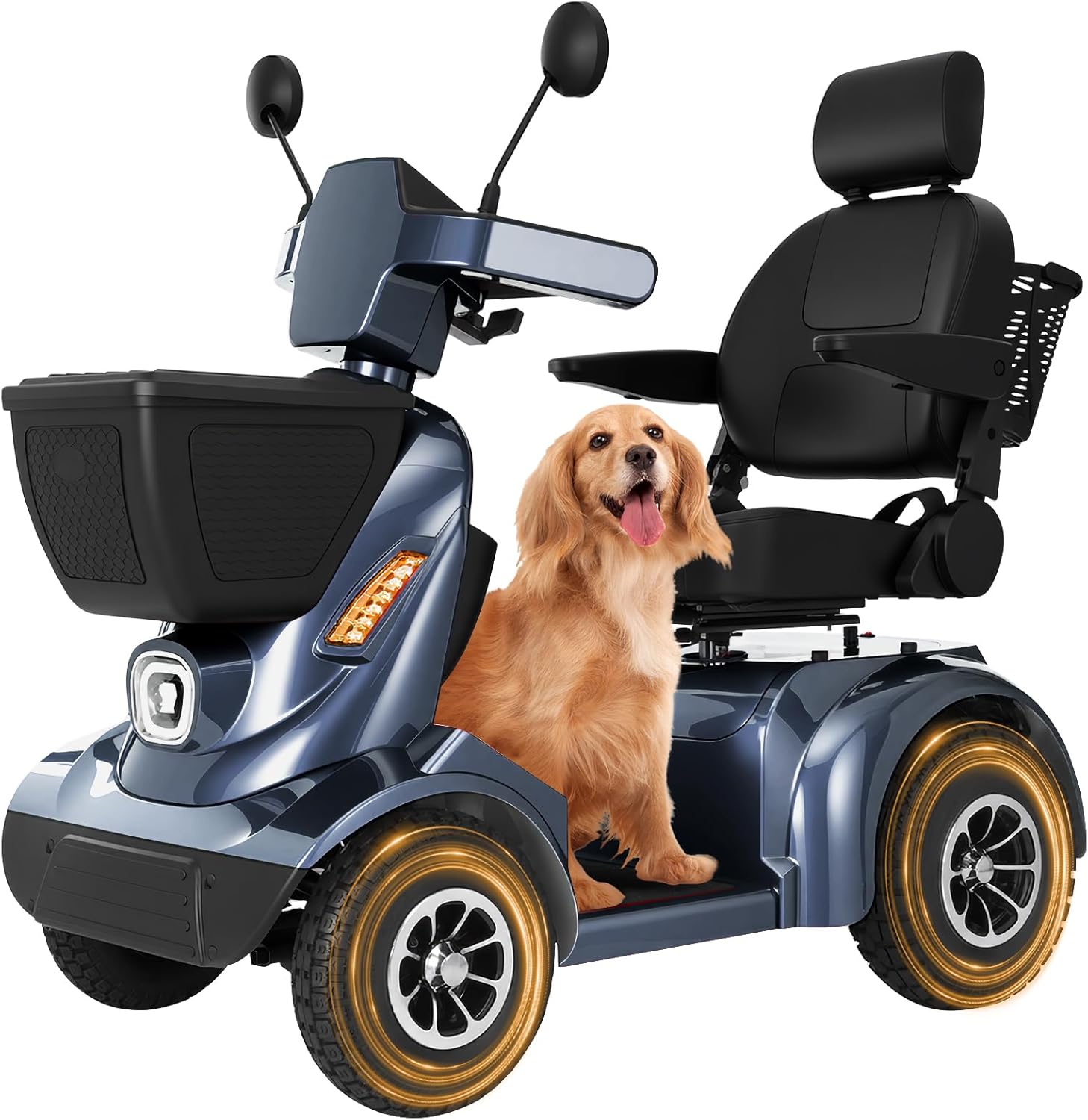 MS09 MAX All-Terrain 1000W Electric Mobility Scooter for Adults & - B0FGDFRNWR