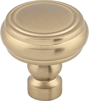 Top Knobs Brixton Rimmed 1 1/4" Diameter Round Cabinet Knob Honey Bronze TK880HB