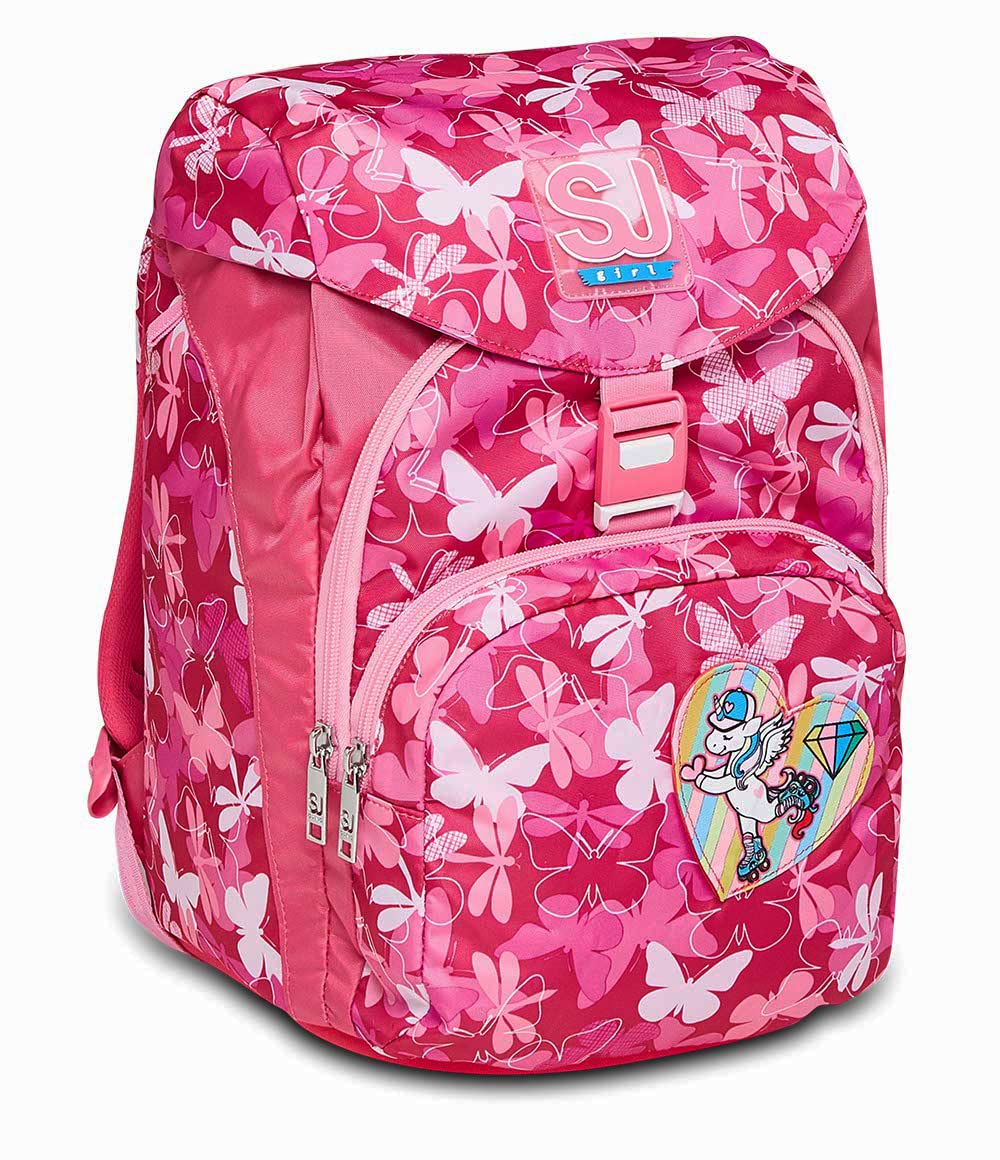 SJ GANG STYLE JAM GANG Zaino Micro Light, Monoscomparto, Flip System, Cinghia regolabile, Per bambini, Scuola elementare, Tempo libero