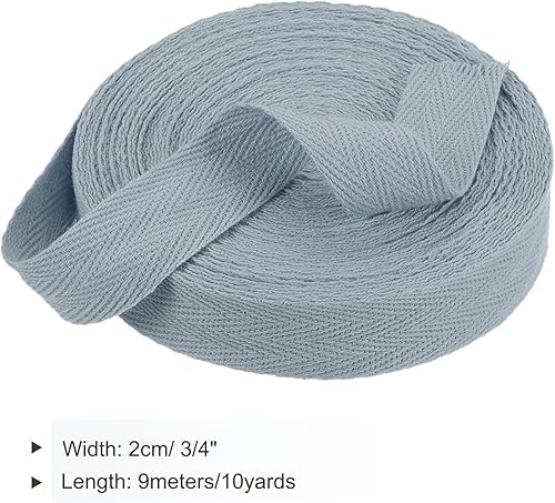 Vista 86 de PATIKIL Cinta de sarga de algodón de 3/4 pulgadas, 10 yardas, cinta de encuadernación al bies, cinta de espiga para costura, envoltura de regalos