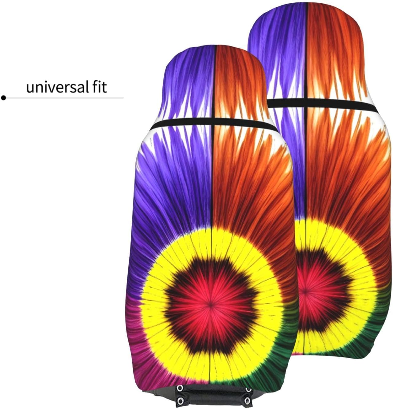 Universal Colorful Flowers Printed car seat Covers are Suitable for Most Seats in Trucks, Vans, and Other Similar Vehicles.