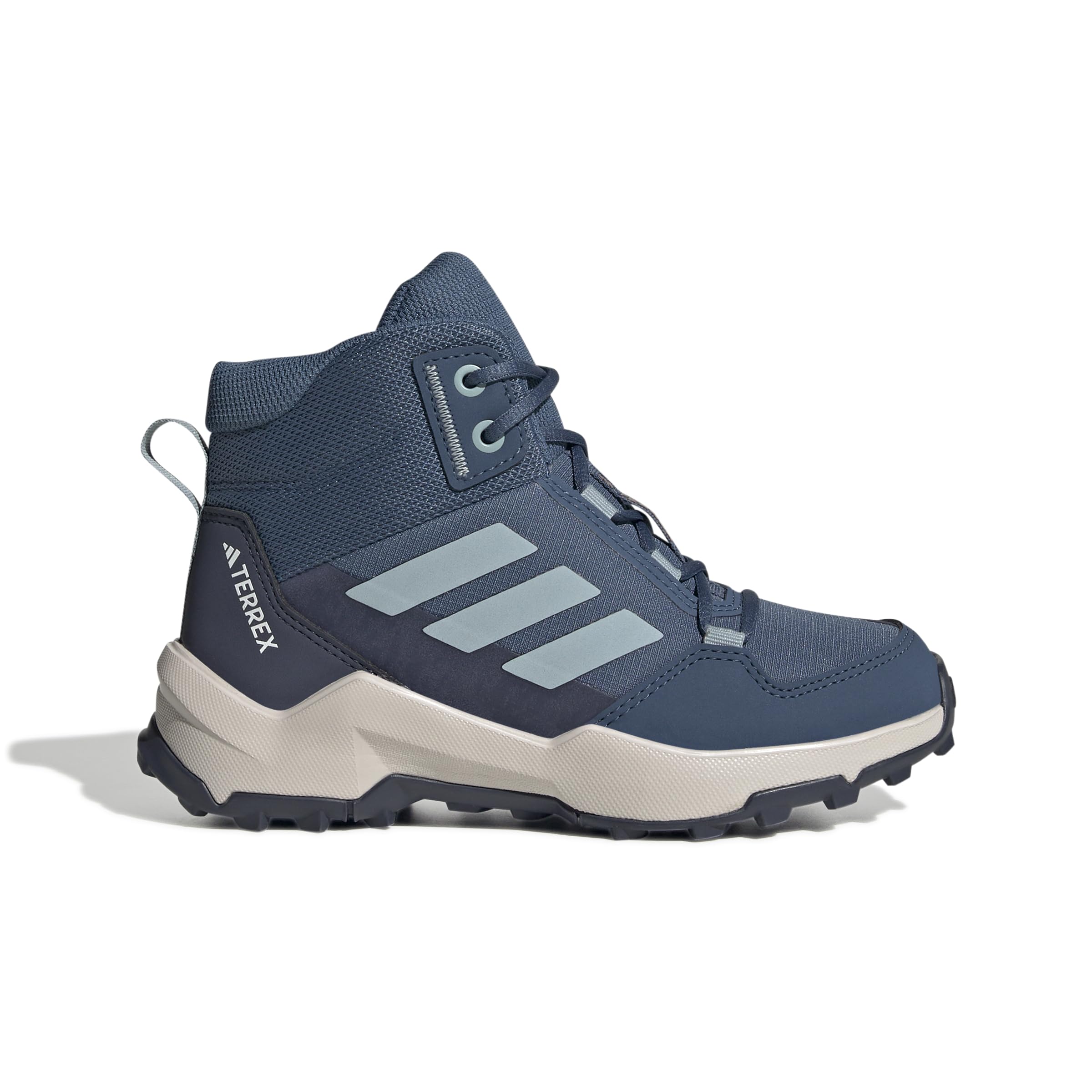 adidas Unisex - Bambini Terrex AX4R Mid Hiking Shoes, Wonder Steel/Magic Grey/Shadow Navy, 30 1/2 EU