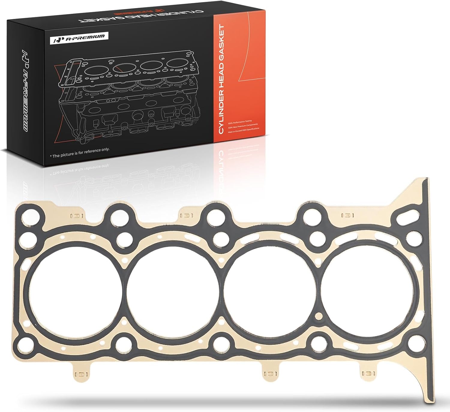 A-Premium L4 1.2L Engine Cylinder Head Gasket Compatible with Chevrolet Spark 2013 2014 2015, Multi-Layer Steel