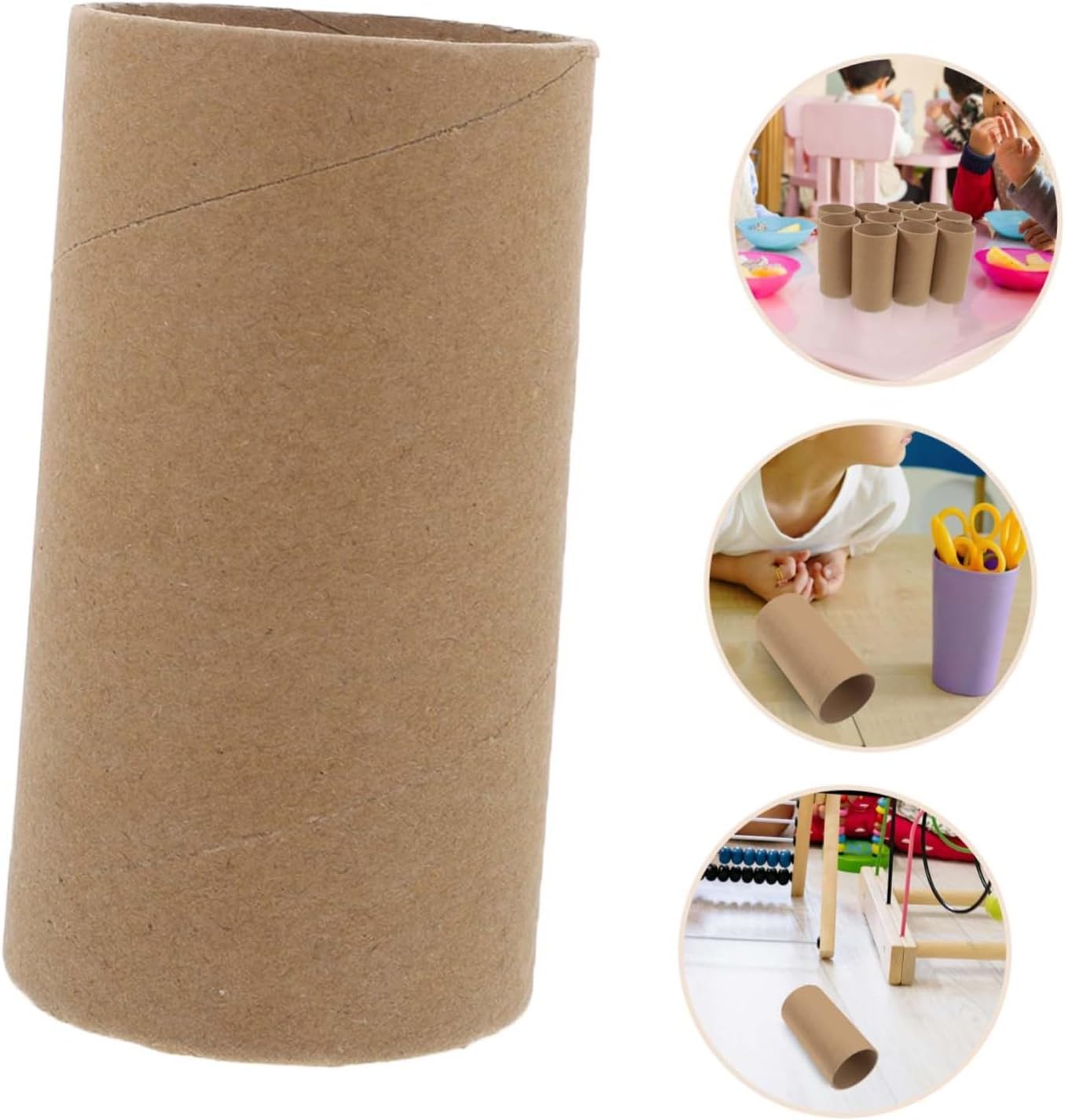 GLSTOY Craft Kit Essentials 30pcs Cardboard Paper Tubes for Boys and Girls' DIY Art