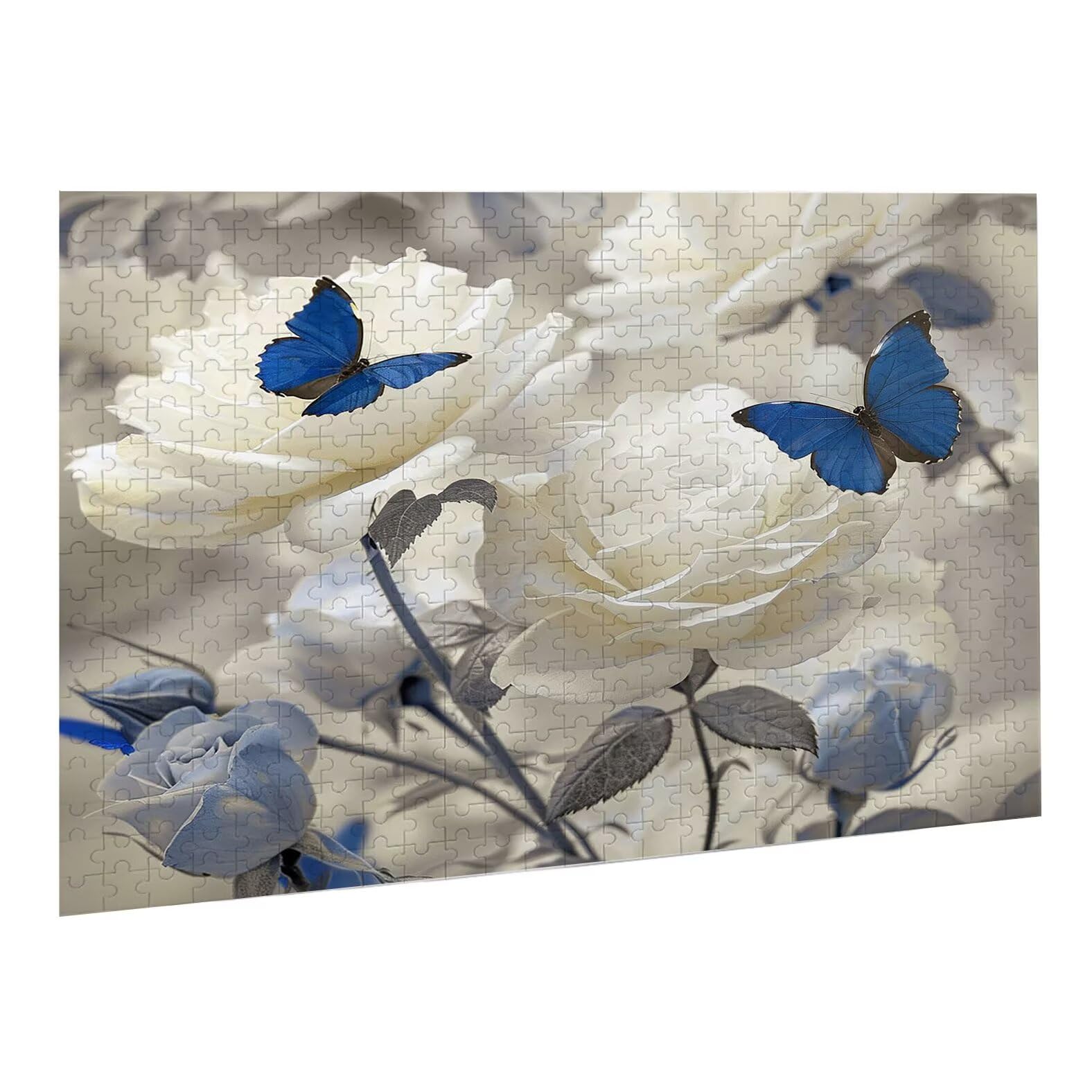 Puzzle dla dorosłych, 5000 sztuk, trudne drewniane puzzle, gra, gra logiczna, gra ręczna, dekoracja rodzinna, kreatywna rozrywka, prezent 105 x 156 cm kwiat motyl 3 K0F-122
