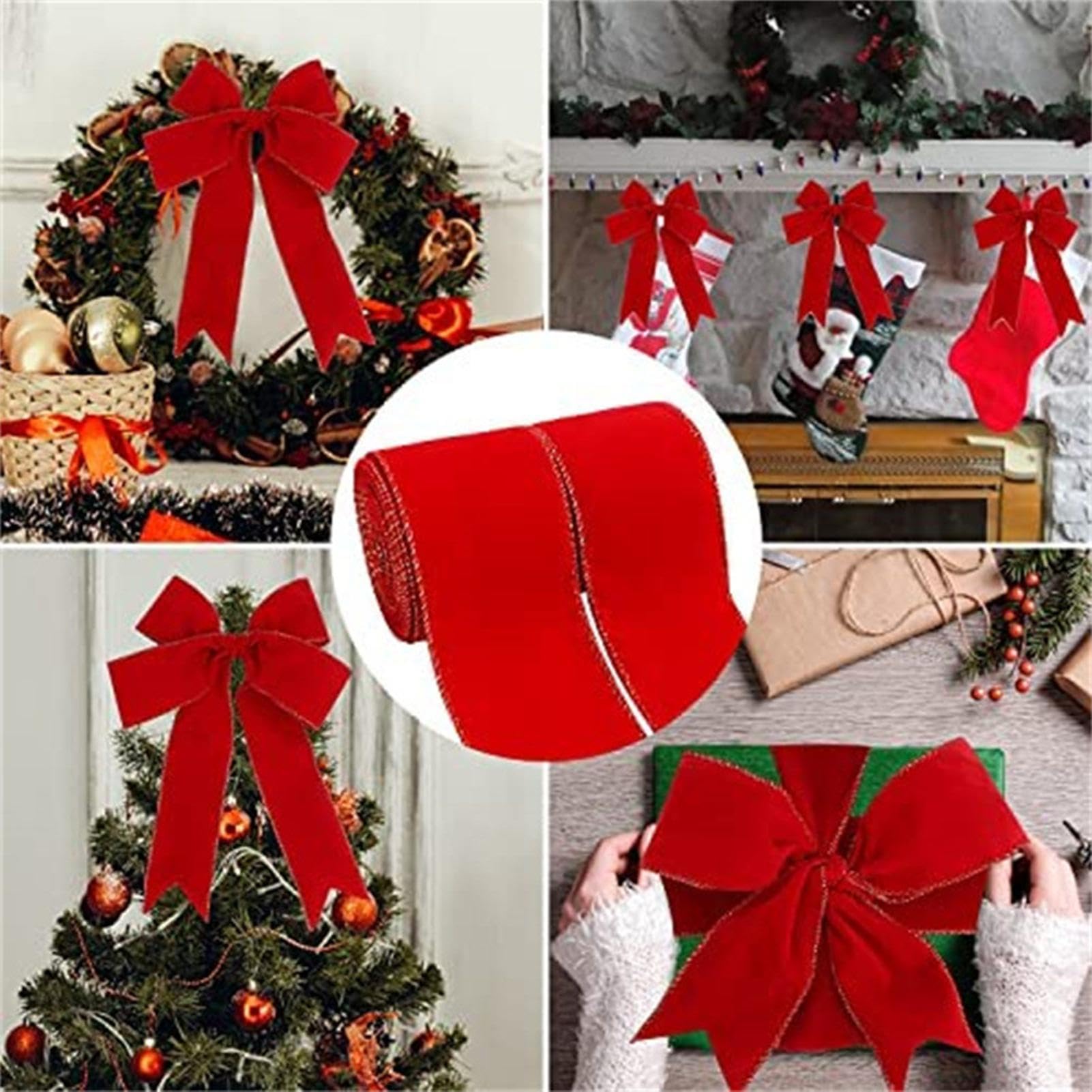 15 mm rood lint voor het maken van geschenken, 23 m rood