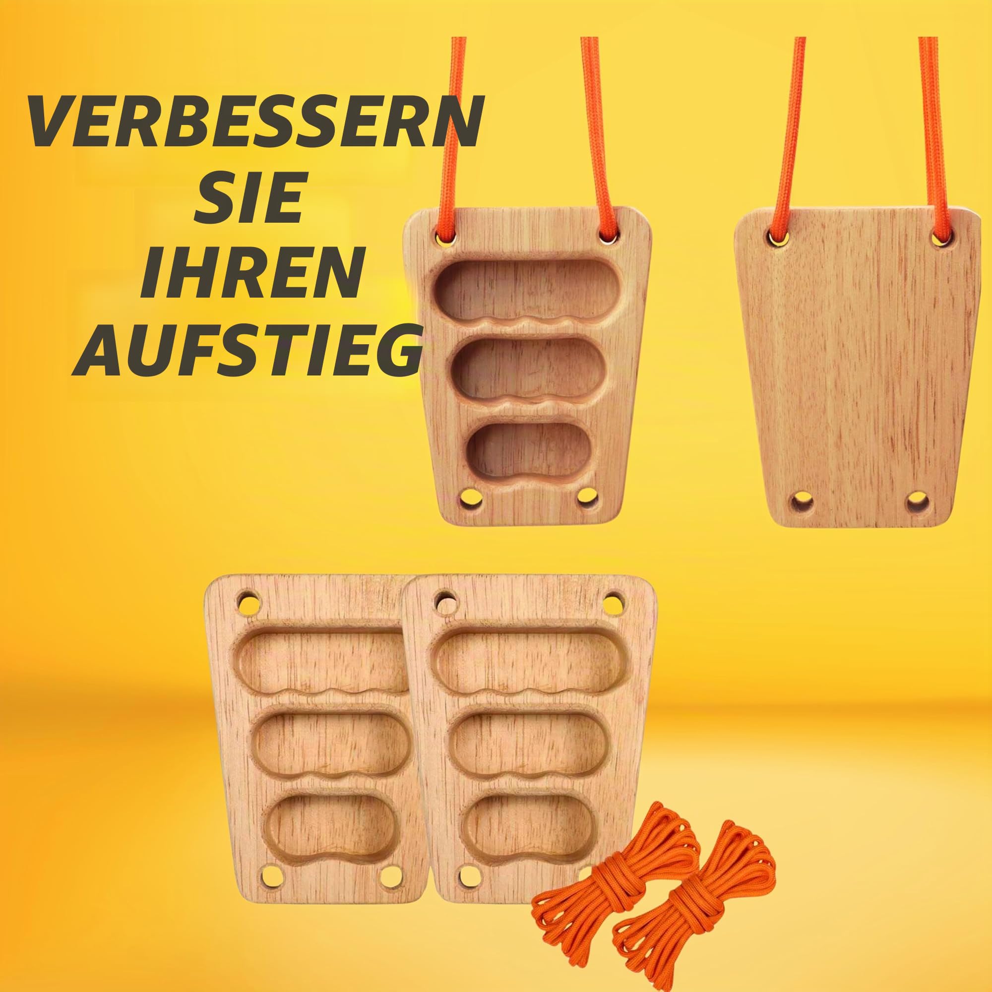 Tragbares Trainings-Fingerboard Klettern | Mehrzweck-Kletterboard aus Holz | Erhöhen Sie Ihre Kraft und verbessern Sie Ihre Klettertechnik | Klettergriffbrett | Klettergriffe