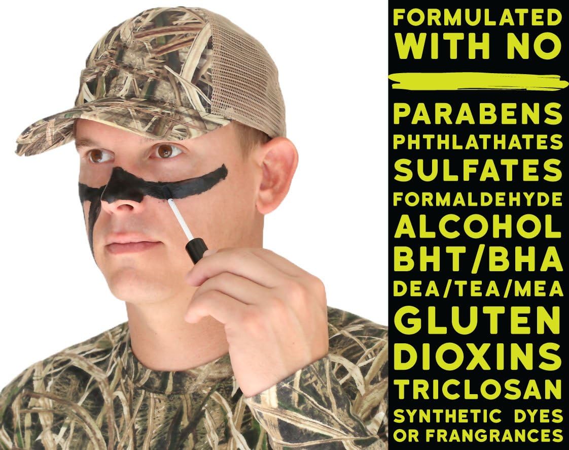 Hardy Facepaint Hunting Camo & Eyeblack: Black, Camouflage Accessories -  Amazon Canada