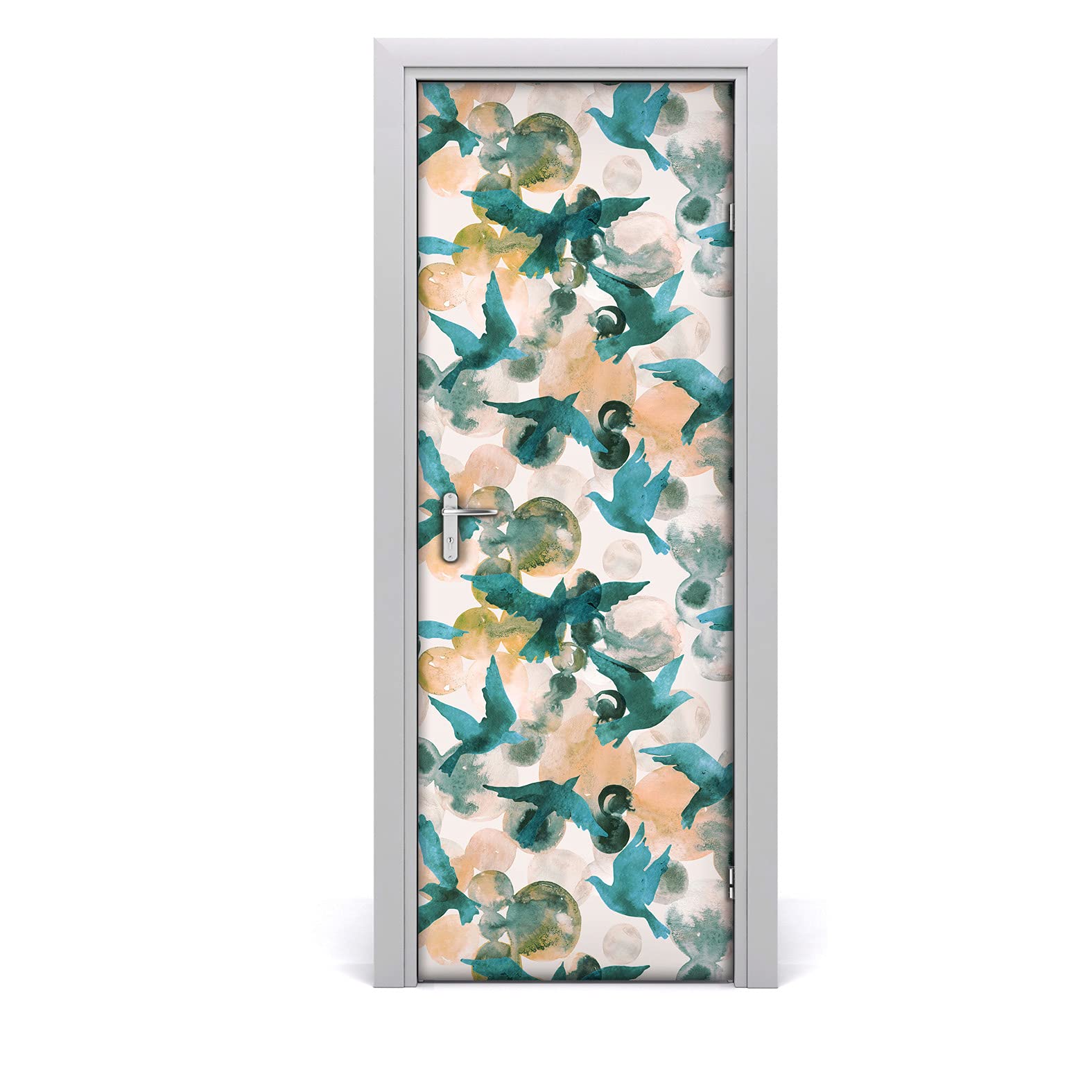 Papier peint sur la porte Coloray 70x200cm autocollant mural abstrait