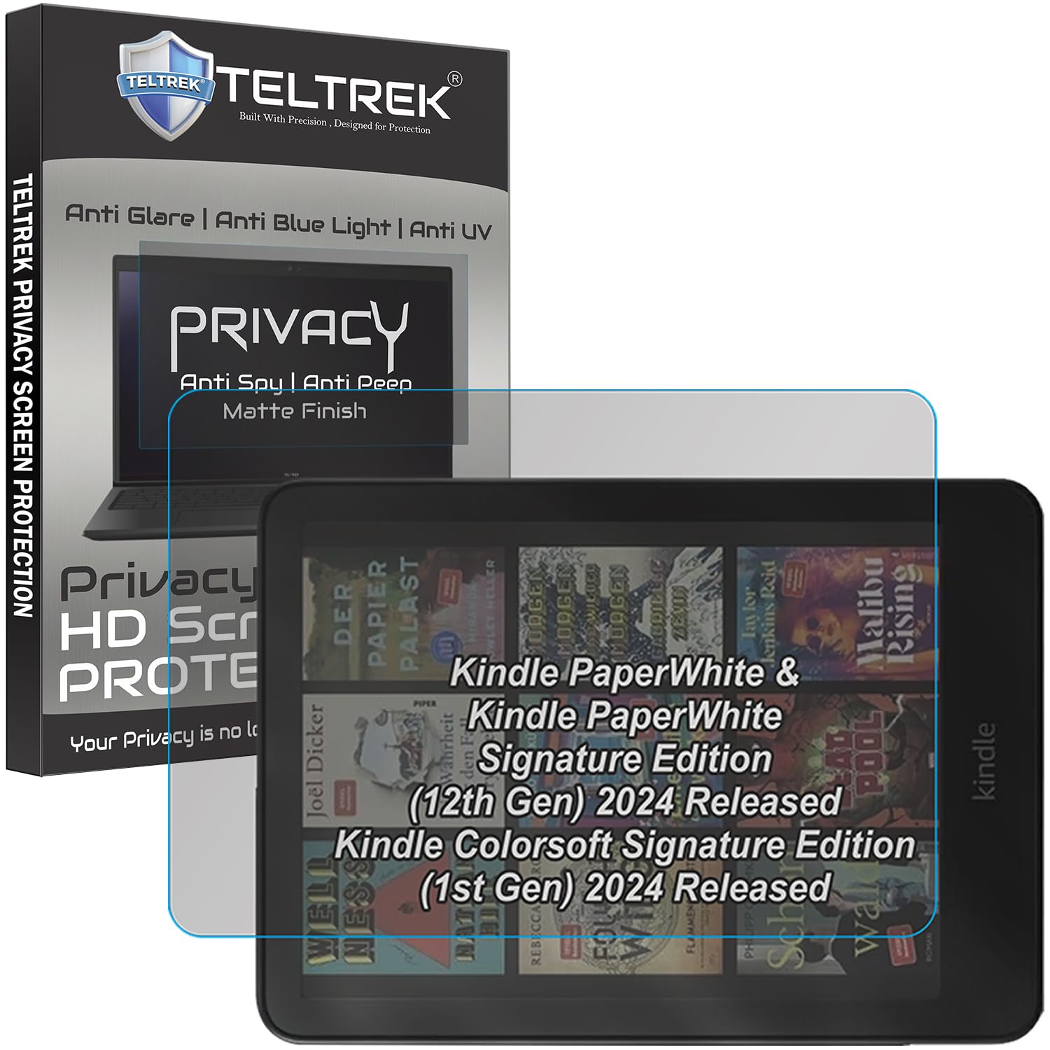 Privacy Matte Anti Peep Screen Guard Compatible With Kindle PaperWhite Signature Edition (12th Gen 2024 Tab) Anti Spy Screenguard Not a Tempered Glass Screen Protector-picture-26