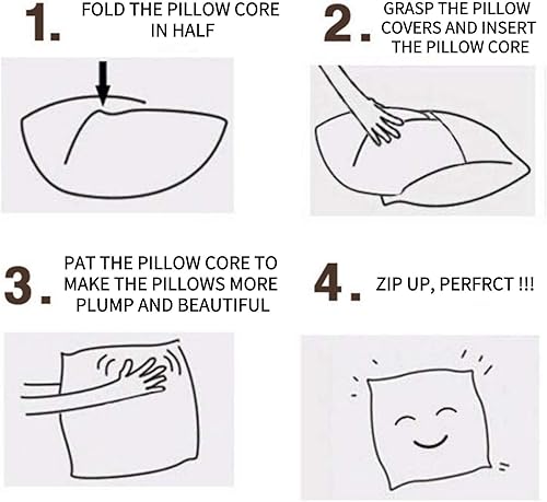 Miniatura 8 de ZLINA Juego de 2 fundas de almohada decorativas de terciopelo rojo y blanco con retazos de cuero dorado de 16 x 16 pulgadas, fundas de cojín