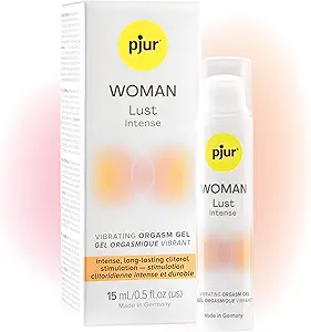 pjur Woman Lust - Sensation Enhancing Gel for Women | Water-Based Formula | Ultimate Comfort &amp; Stimulation | Long-Lasting Tingling Effect | Skin &amp; Toy Safe | 15 ml (Women Lust Intense)