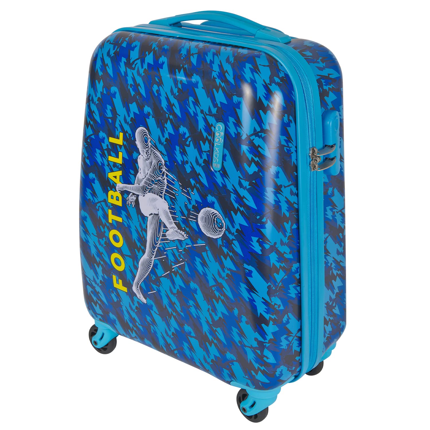 PERLETTI Valise Trolley Enfant Panda Licorne - Bagage à Main Rigide Fils Fillette - Trolley Cabine Avion Ryanair Easyjet Air France 49x34x21 cm - Bagage Weekend 4 roulettes Pivotantes