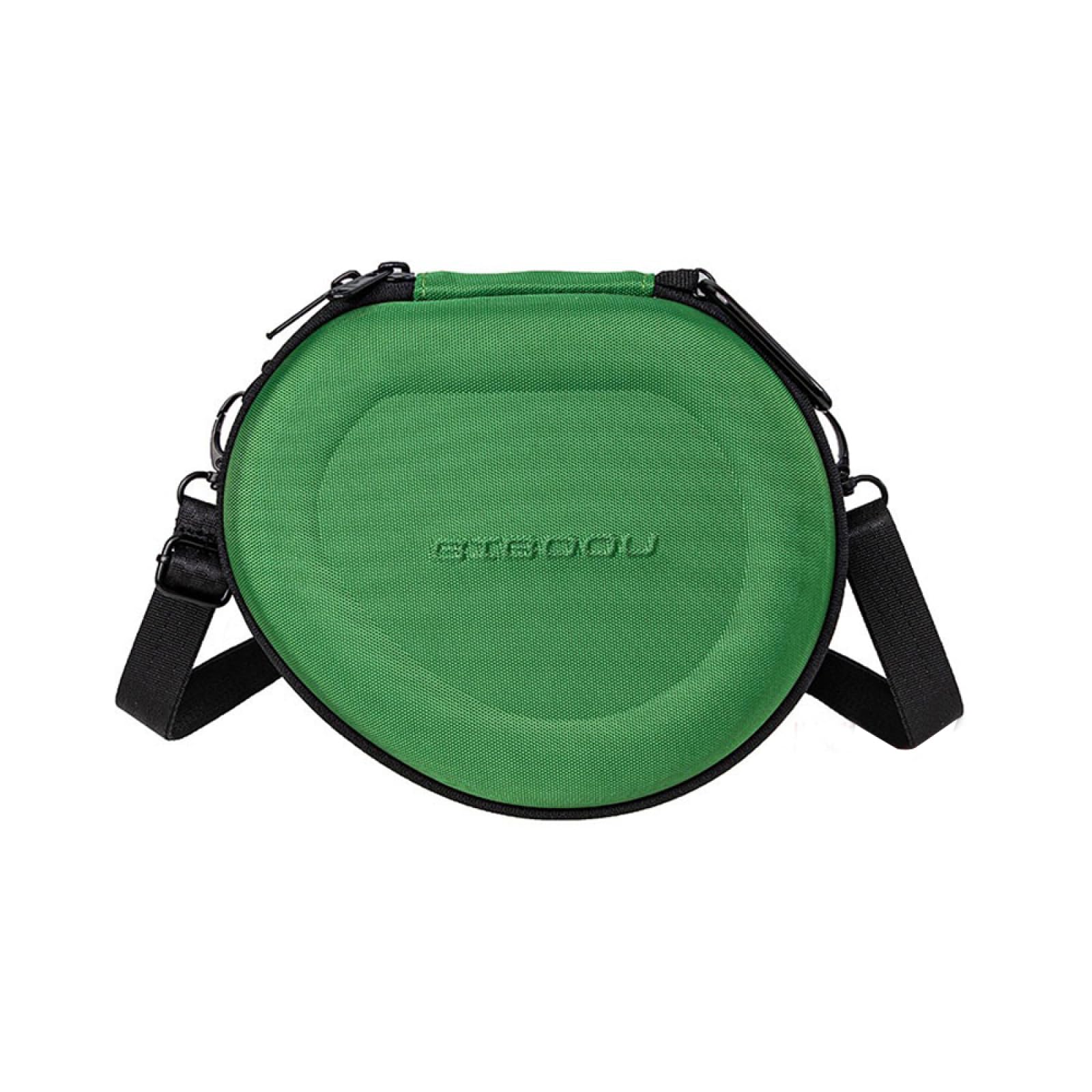 Twarde etui na słuchawki JBL JR470NC Bluetooth, słuchawki, przenośna torba do przenoszenia, torba podróżna, organizer torba z karabińczykiem i paskiem na ramię (zielona)