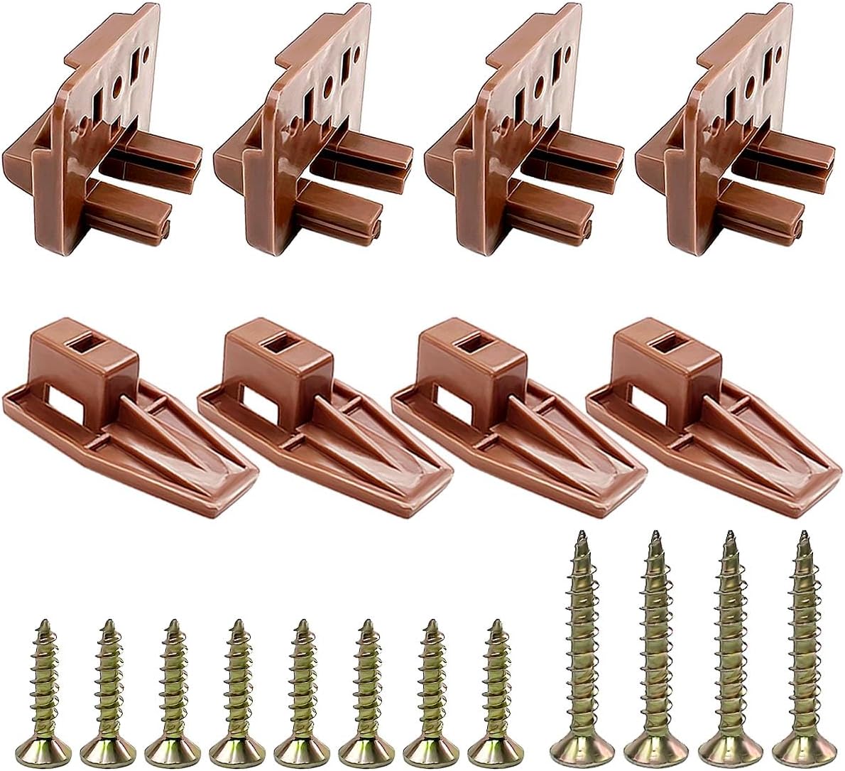 DAJISI 5 Pack Plastic Drawer Track Guides Kit, Drawer Slides Guides for