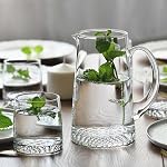 KROSNO Whisky Glasses | Set of 6 | 12.5 oz | Fjord Collection | Drinking Glasses Cocktail Glasses Gift Box | Home, Restaurants and Kitchen Set | Dishwasher Safe Glass Cup