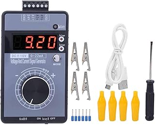 Kadimendium Current Transmitter Voltage High Reliability Signal Generator 0‑10V 0‑22mA for Electrician for Industry for Office