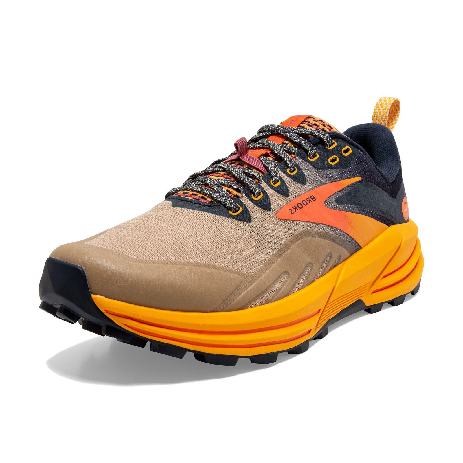 Brooks 1103761D758 Cascadia 16 Sneaker Male Zinnia/Eclipse/Nomad UK 6.5