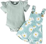 Bébé Fille Vêtements bébé tenue d'automne Ruffles manches longues Robe de jupe Romper+suspender+ DIY Bande de tête 3pcs