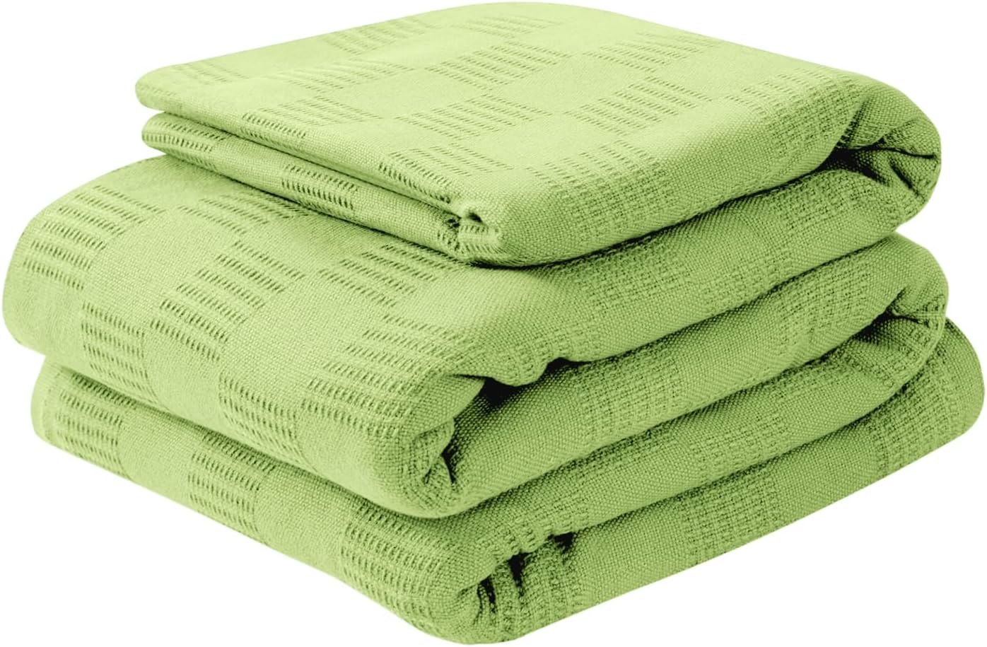 Avalon Bedding 100 Cotton Blankets Queen Size, 90x90 Inches 350 GSM